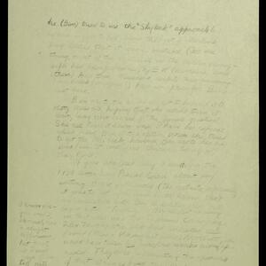 a page of handwritten text
