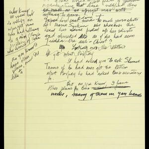 a page of handwritten text