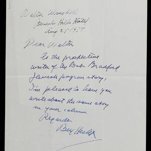 a page of handwritten text