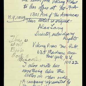 a page of handwritten text