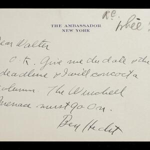 a page of handwritten text