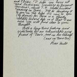 a page of handwritten text