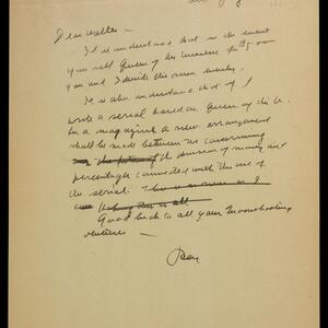 a page of handwritten text