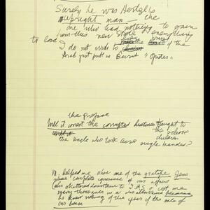 a page of handwritten text