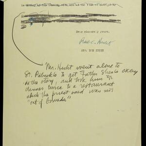 a page of handwritten text