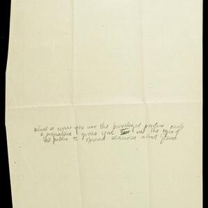 a page of handwritten text