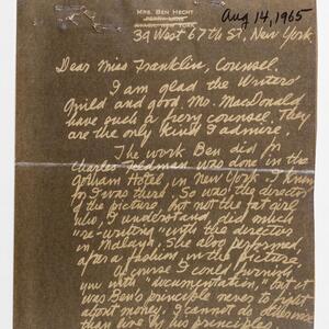 a page of handwritten text