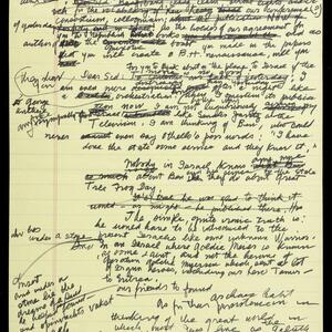a page of handwritten text