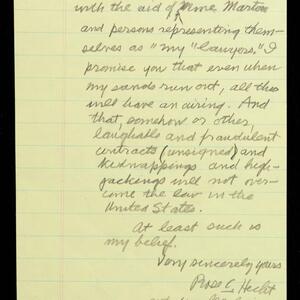 a page of handwritten text