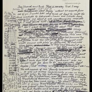 a page of handwritten text