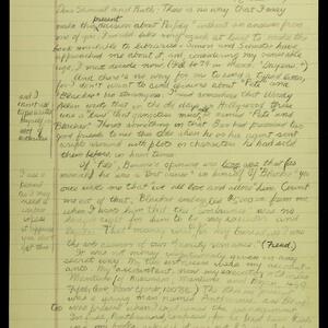 a page of handwritten text