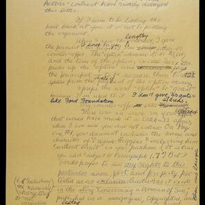 a page of handwritten text