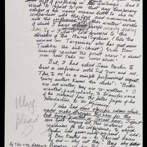 a page of handwritten text