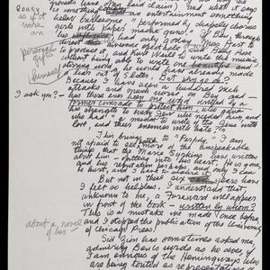 a page of handwritten text