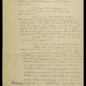 a page of handwritten text