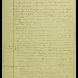 a page of handwritten text