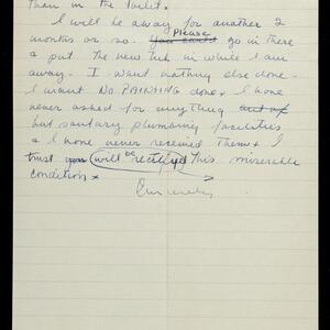 a page of handwritten text
