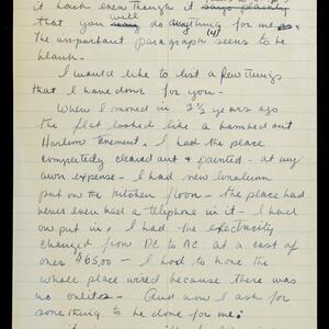 a page of handwritten text