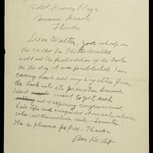 a page of handwritten text