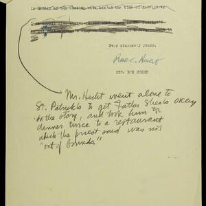 a page of handwritten text