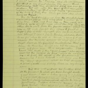 a page of handwritten text