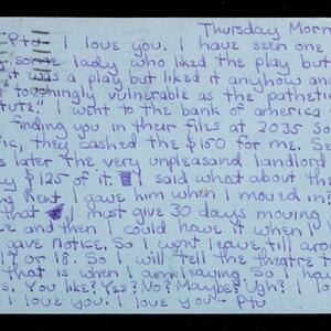 a page of handwritten text