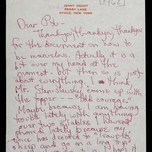 a page of handwritten text