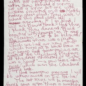 a page of handwritten text