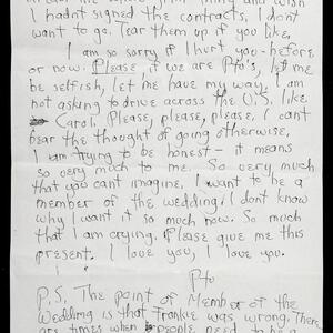 a page of handwritten text