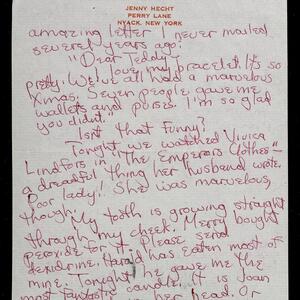 a page of handwritten text