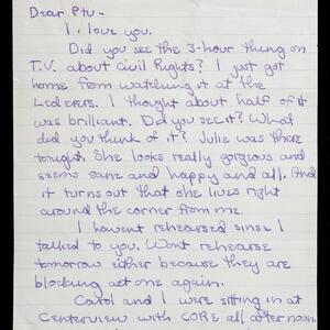 a page of handwritten text