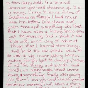 a page of handwritten text