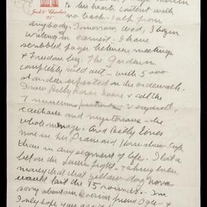 a page of handwritten text