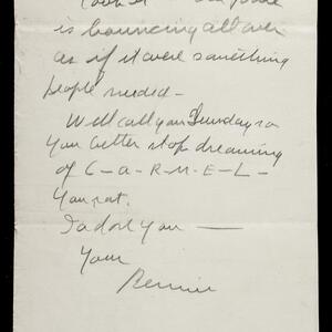 a page of handwritten text