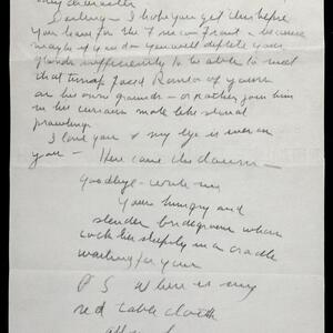 a page of handwritten text