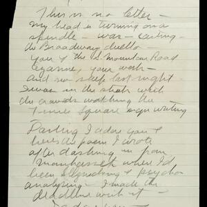 a page of handwritten text