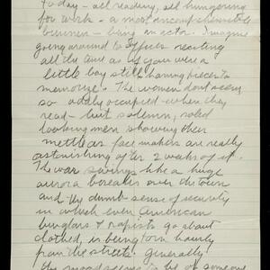 a page of handwritten text