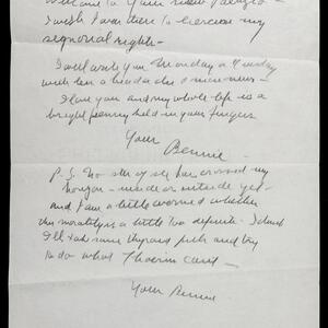a page of handwritten text