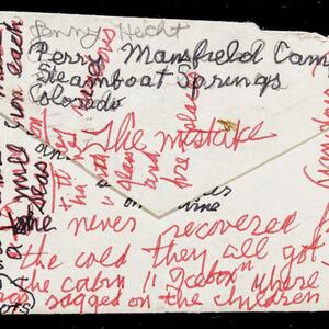 a page of handwritten text