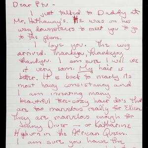 a page of handwritten text