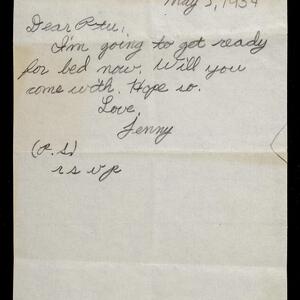 a page of handwritten text