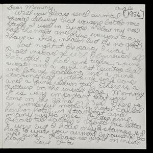 a page of handwritten text