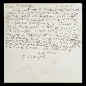 a page of handwritten text