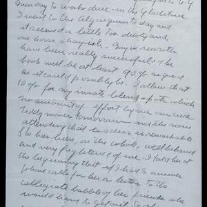 a page of handwritten text