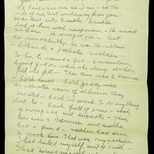 a page of handwritten text