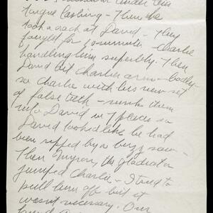 a page of handwritten text