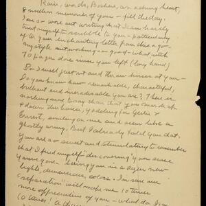 a page of handwritten text