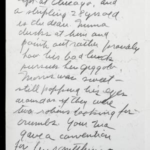 a page of handwritten text