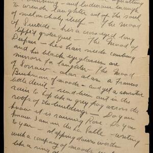 a page of handwritten text