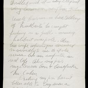 a page of handwritten text